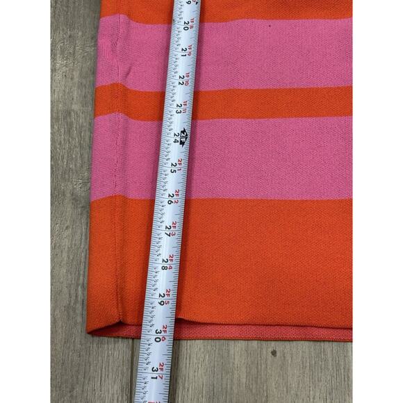 NWT Sachin & Babi Carson Knit Skirt Pink Orange Striped Midi Skirt Size Large - Picture 10 of 10